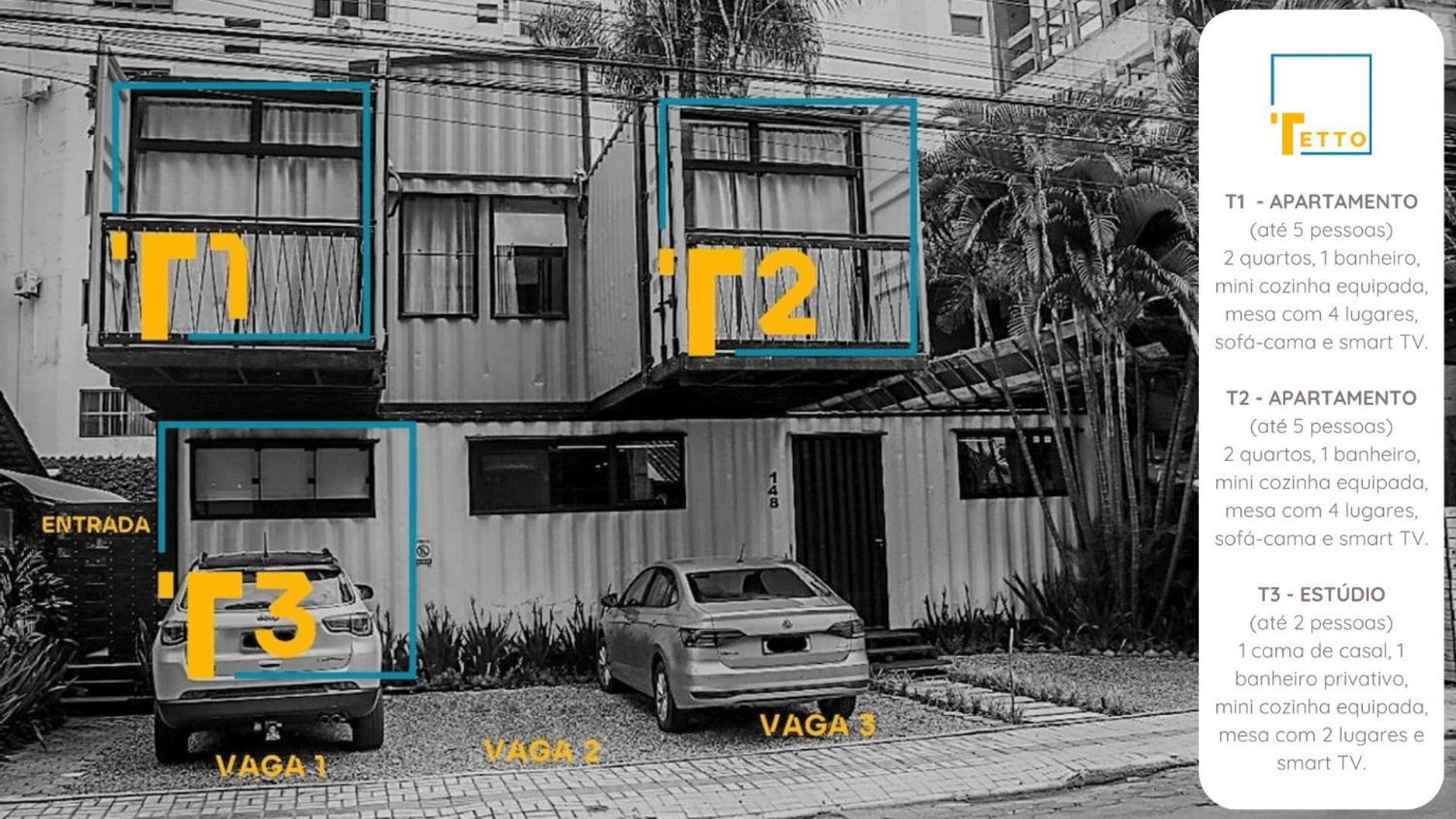 Aps Em Container Na Meia Praia, Itapema, Sc - Tetto Stays Exterior photo